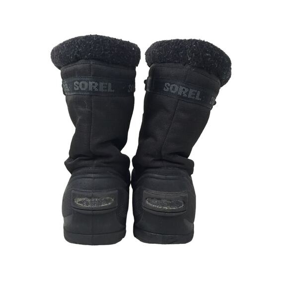 Sorel Womens Snow Boots Size 11 Cumberland Water Wind Resistant Thermolite Black - Picture 5 of 8